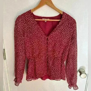 Madewell Overture Top in Ditsy Flowers Size XS